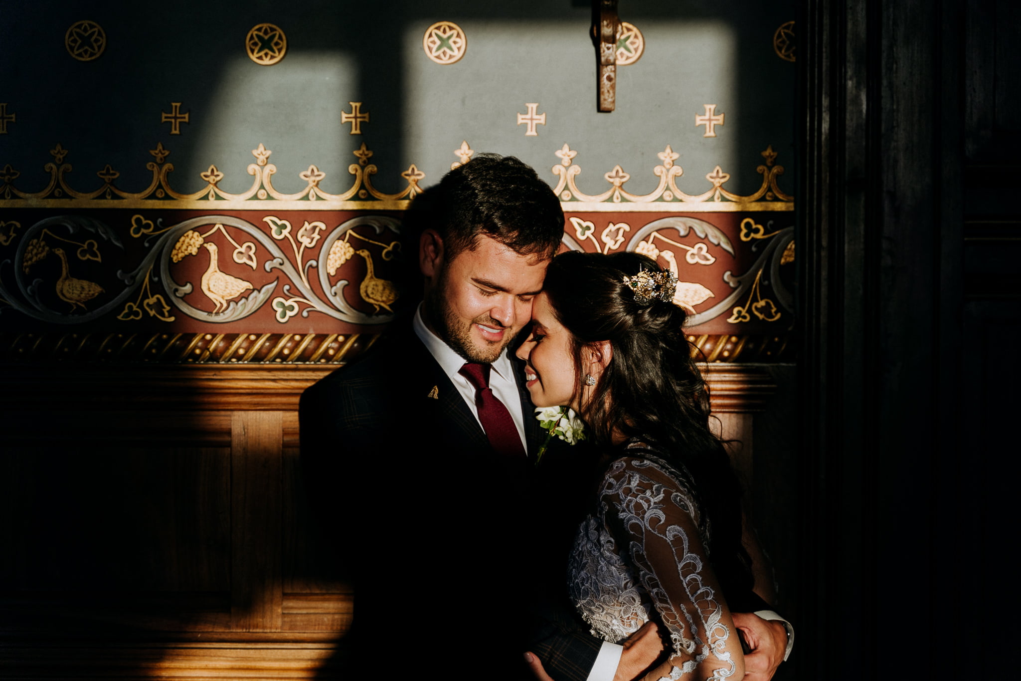 Forte da Cruz wedding interior session couple