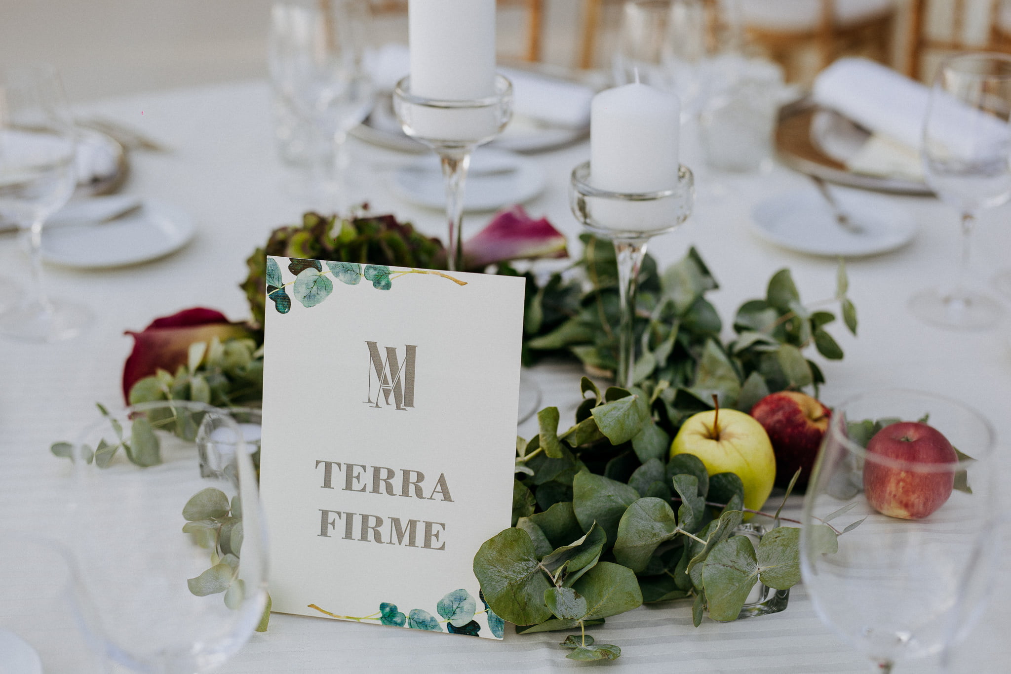 Forte da Cruz Wedding detail of a table